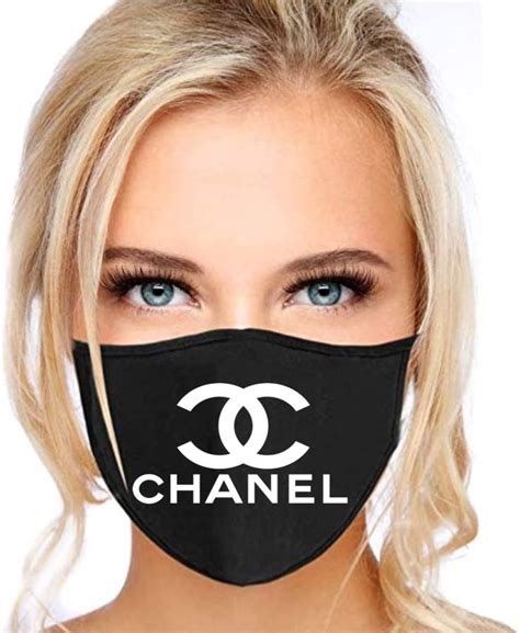 black chanel face mask